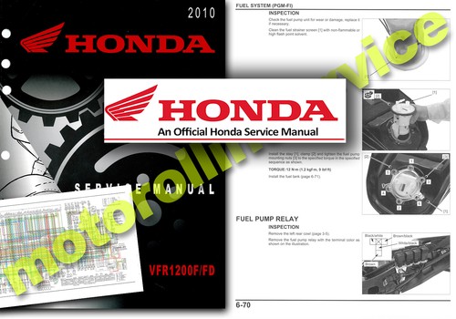 Honda vfr1200f service - vfr1200f, fd