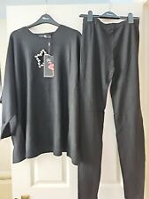 Black Star Diamante Loungewear