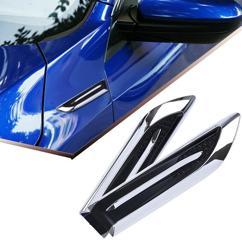 2pcs chrome car air - chrome, flow