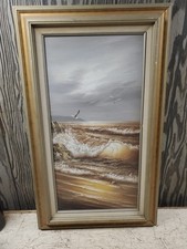 Oil On Canvas Framed 17.5x29.5