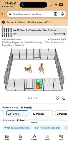 Fxw metal foldable outdoor dog - metal,