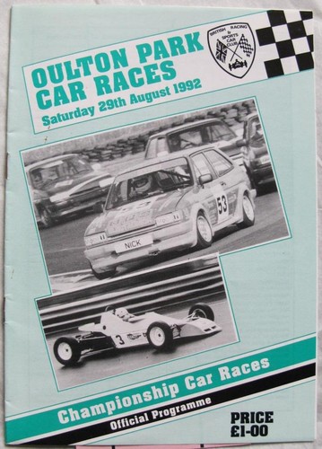Oulton park aug 1992 - park,
