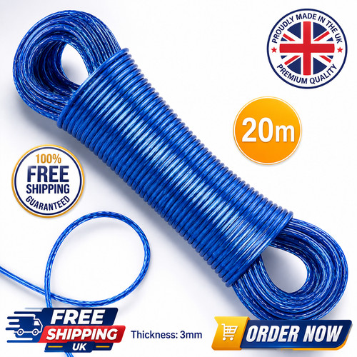 Washing line rope heavy duty - heavy,