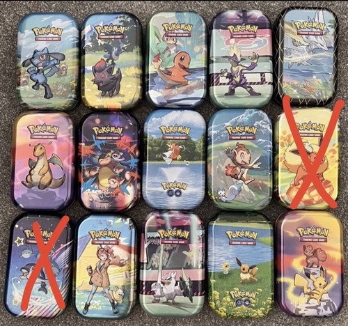 Tins pokemon bundle - tins,