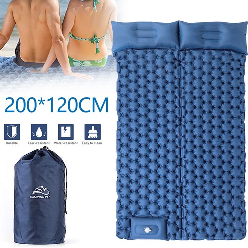 Outdoor camping mat inflating - camping,