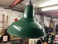 Vintage Enamel Lamp