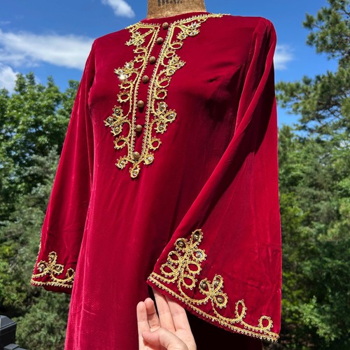 Vintage 60s red velvet - vintage,