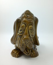 Vintage ceramic bloodhound - ceramic,