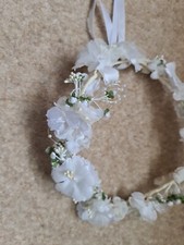wedding /communion tiara in white