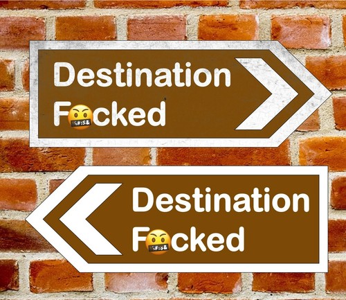 Funny rude destination ked - funny, f##ked