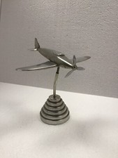 Vintage Car Mascot - Aeroplane Mascot on Stand - Vintage Airplane Model Mascot