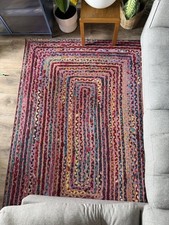Vintage colourful rug mat - vintage,