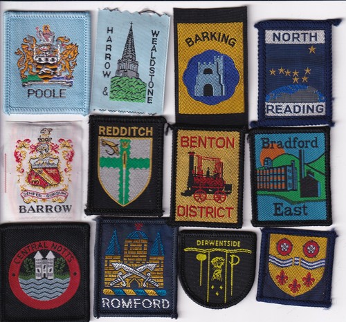 Boy scout district - boy, badges