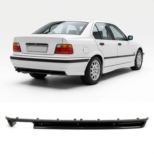Rear diffuser matt black - diffuser,