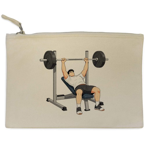 Man using bench - using, canvas