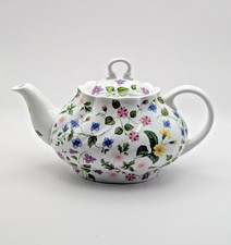 Queens Country Meadow Fine Bone China Vintage Tea Pot 