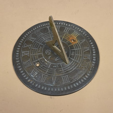Antique Brass Gold Sun Dial