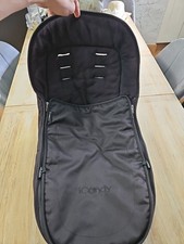 ICANDY PEACH Black 1, 2 & 3 4 COSYTOES FOOTMUFF Great Condition