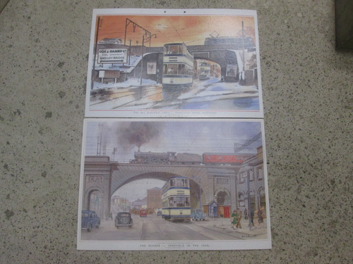 Sheffield tram prints 2 - sheffield, x
