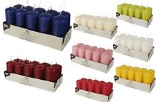 Pillar Candles for All Occasions Multiple Packs of 1, 2, 3, 4,5 &10 40x90mm 6HRS