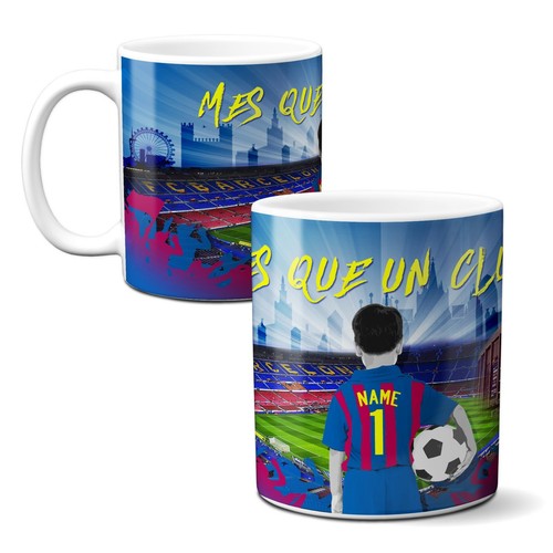 Personalised barcelona mug - barcelona,
