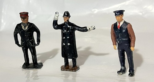 Three metal model railway - three,