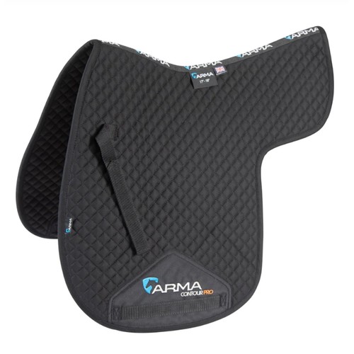 Shires arma numnah black - shires,