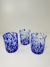 Italian Murano Tumbler Pair Of