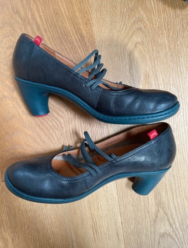 Camper peu nara black leather - black,