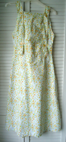 Liberty print lemon - liberty, orange