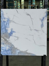 600x600 Blue Matt Porcelain