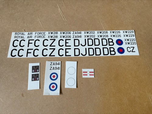 Westland puma raf decals - westland,