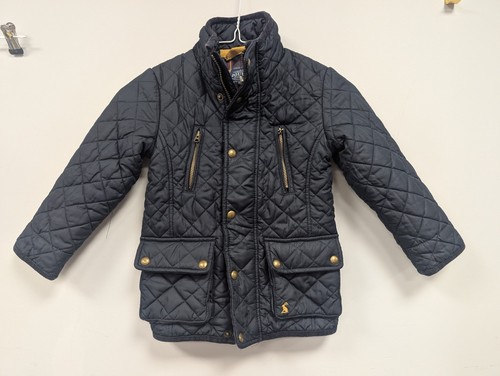 Joules blue quilted hooded - joules,