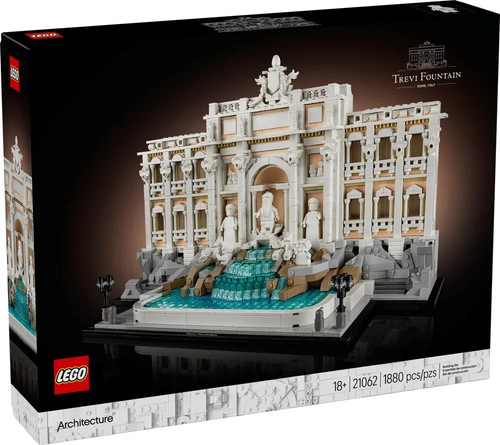 Lego architecture trevi - lego,