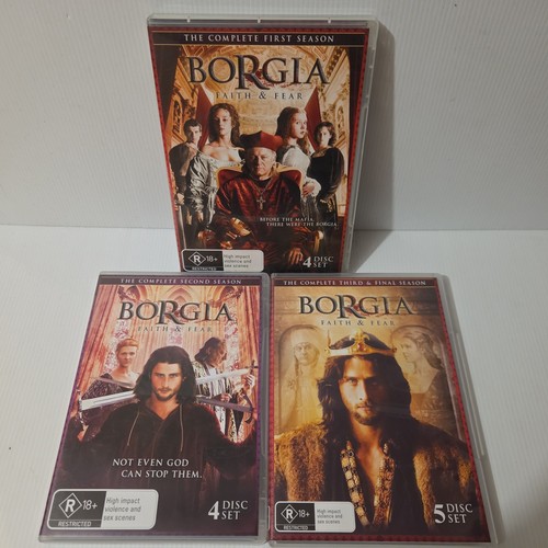 Borgia dvd seasons - seasons, 1-4