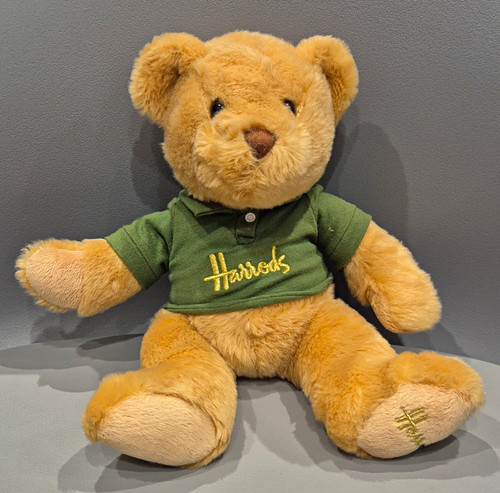 Harrods beige plush teddy bear - harrods,