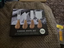 Taylor’s Eye Witness Brooklyn Set Of 4 Cheese Knives In Stand Boxed