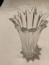 Vintage ribbed glass bud vase - glass,
