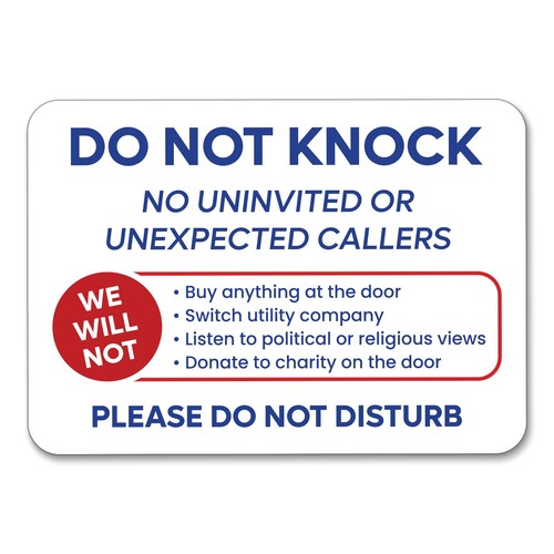 Stop cold callers sticker - callers,