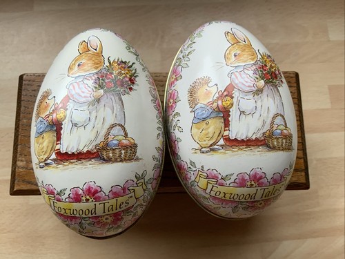 Vintage sweet tins foxwood - x,