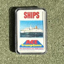 Vintage Ace Trump Game SHIPS