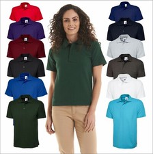 UNEEK Adults Active Pique Polo Shirt Sport Work Wear Leisure Polo Top XS - 6XL 