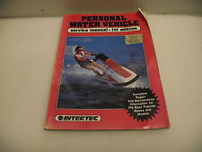 Intertec Jetski (personal watercraft)  workshop/repair manual 1st edition. Used.