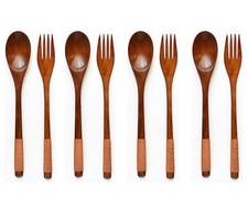 6 PCS 9 inch Wooden Japanese