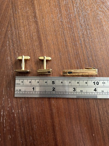 Vintage rolled gold cufflink - rolled,