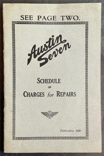 Austin seven schedule - seven,