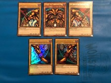 YUGIOH Ultra Rare Exodia The Forbidden One 5 Card Set YGLD-ENA17/18/19/20/21