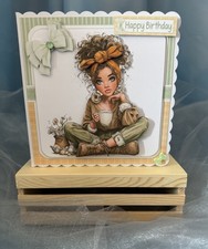 Personalised Birthday card 3d