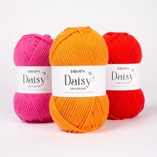 DK Merino yarn Non Superwash Treated Drops DAISY Double Knitting Crochet Wool