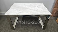 John Lewis Frost Marble One Nest Table (4358)